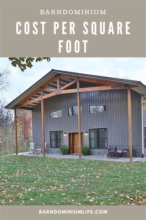 how much to build a metal building house|barndominiums cost per square foot.